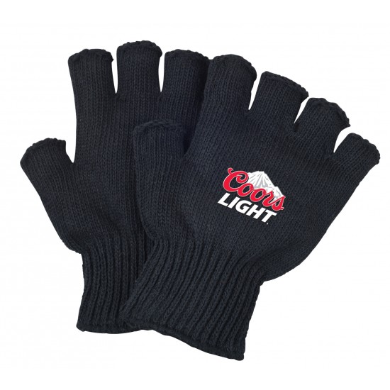 Black Fingerless Work Gloves