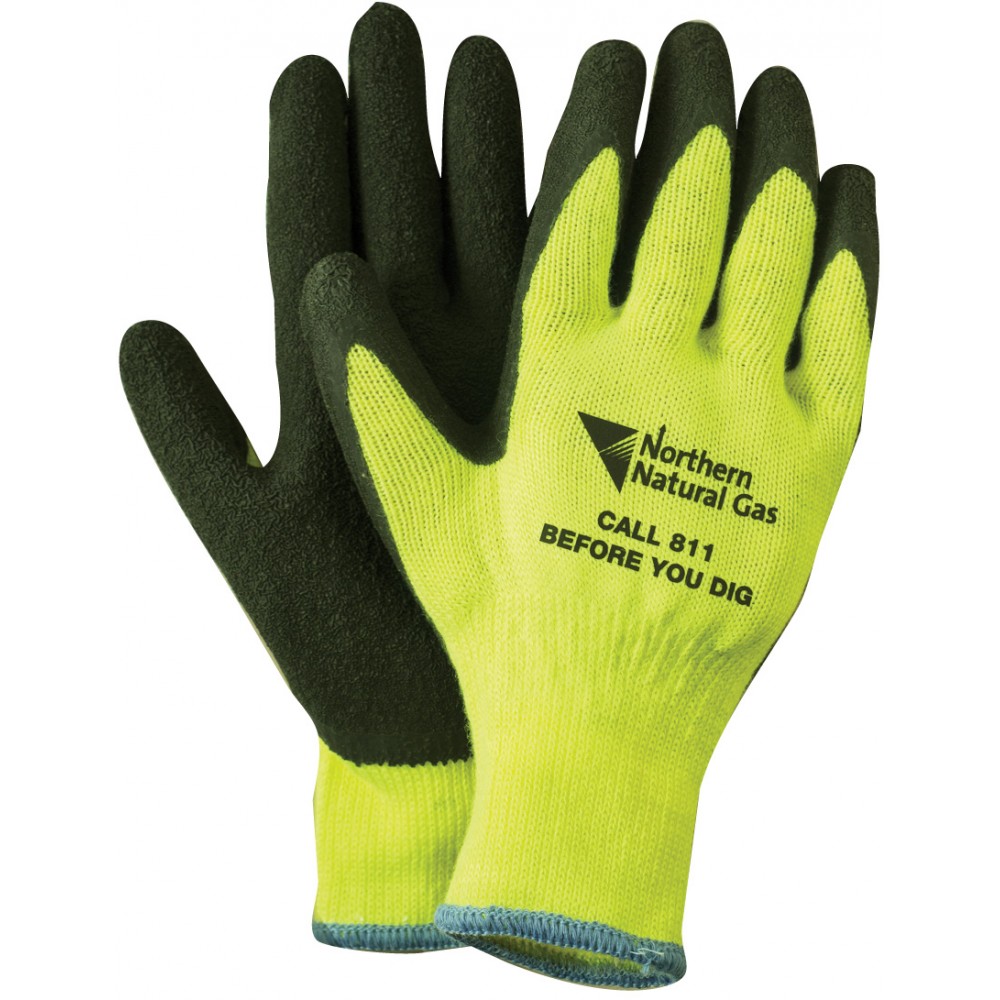 Custom Bright Neon Palm Dipped Gloves from Promotional Gloves