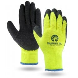Bright Neon Palm Dipped Gloves