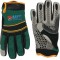Green Mechanics Glove with Synthetic Leather Palm