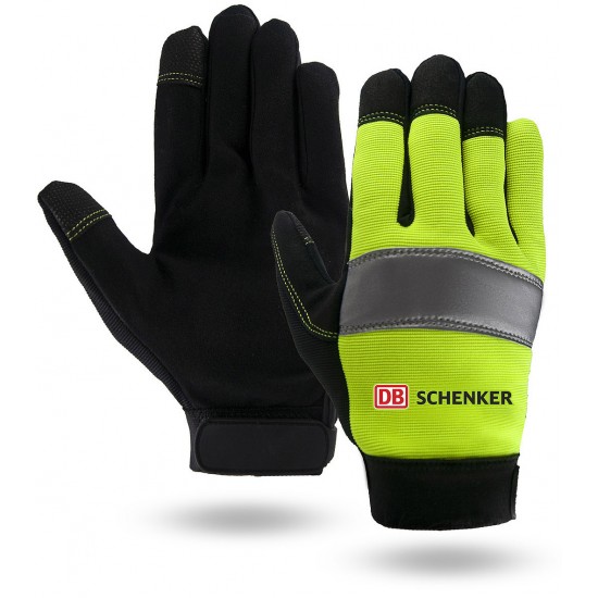 High Visibility Touchscreen Gloves