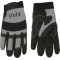 Black with Gray Anti-Vibration Mechanics Glove 