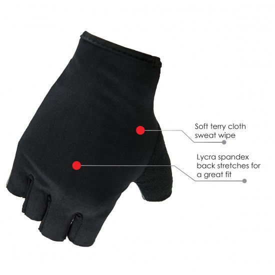 Fingerless and Padded Workout Gloves
