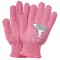 Pink Knit Medium Weight Gloves