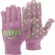 Knit Gloves with Repeated Pattern - Assorted Glove Colors