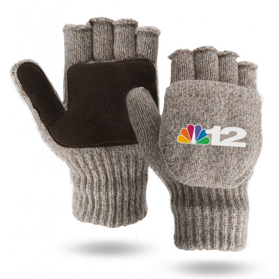 Ragg Wool Glomitt - Glove & Flip Mittens