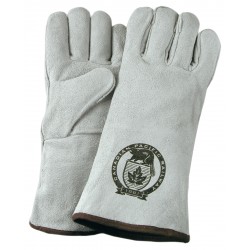 Suede Cowhide Leather Welder and Fireplace Gloves