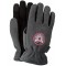 Thinsulate-Lined Gray Fleece Touchscreen Gloves